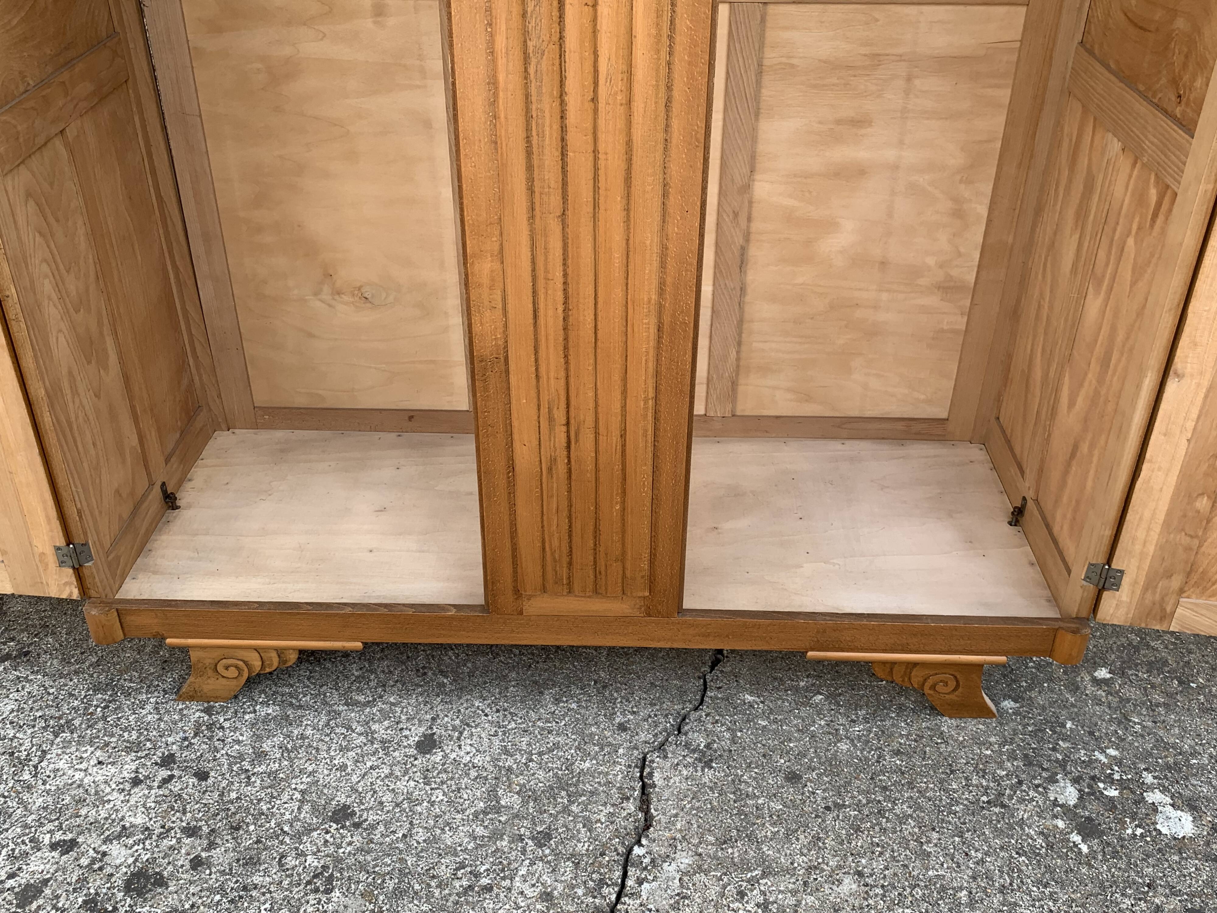Parisian wardrobe art deco 1930 removable wardrobe beech solid