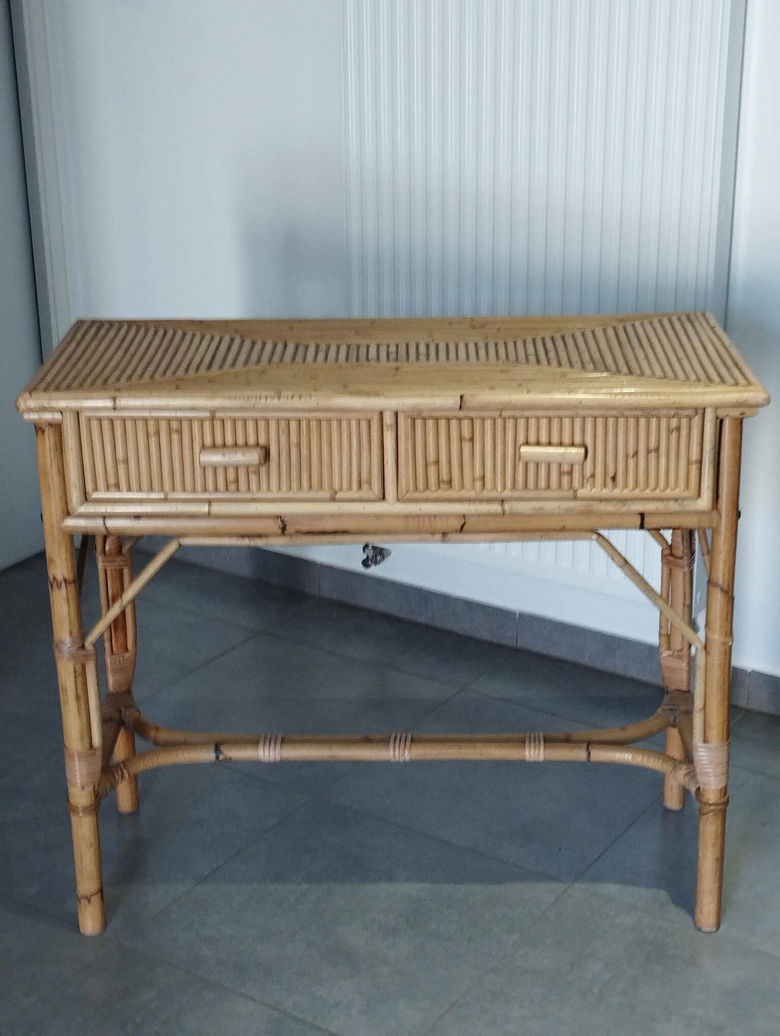 Vintage console attributed to Vivai del Sud.