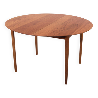 Table de repas extensible scandinave en teck massif modèle 311