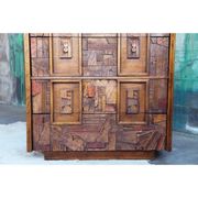 Brutalist 5-drawer Highboy chest of drawers