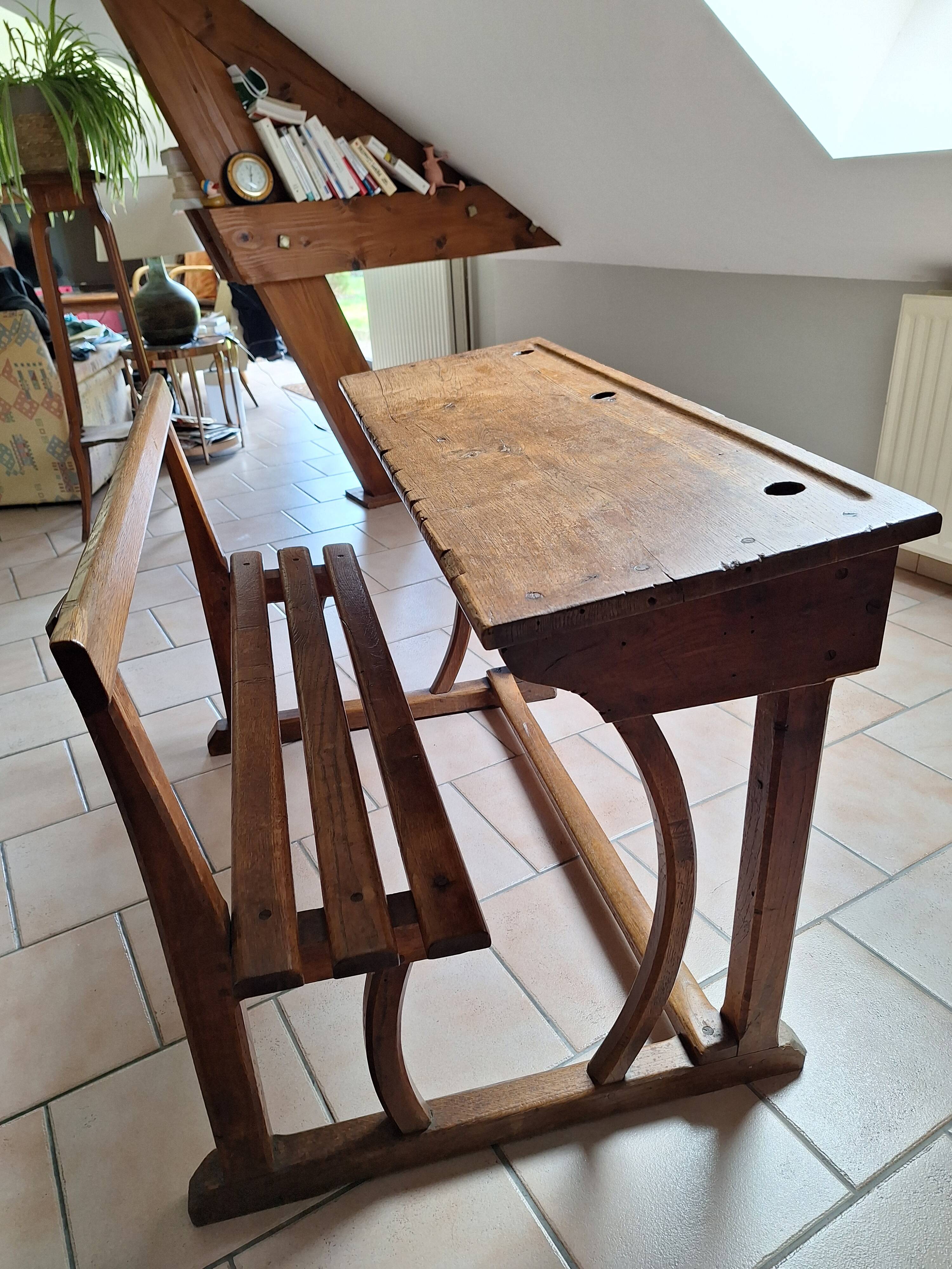 school desk, late 19th, early 20th century