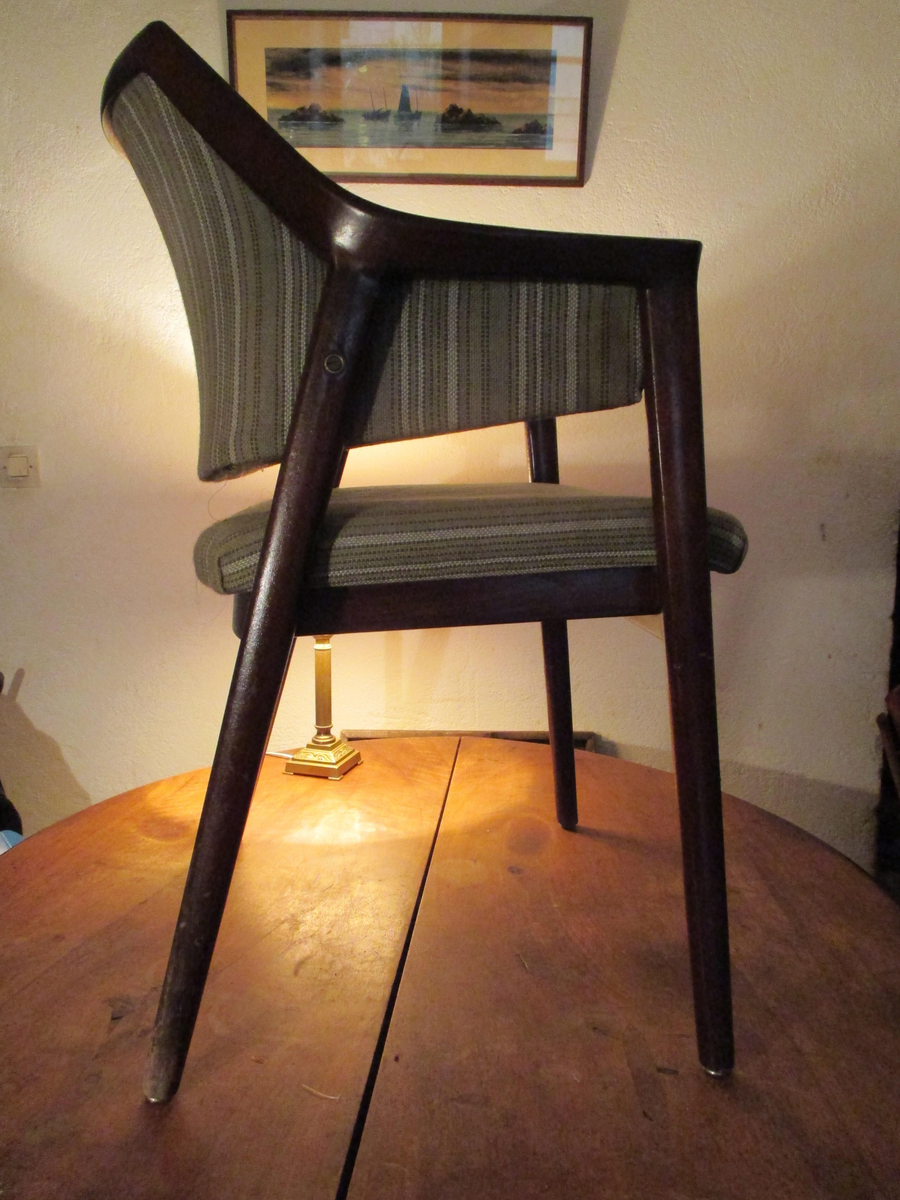 Scandinavian style mahogany chairs