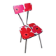 Chaise en formica imprimé Marimekko