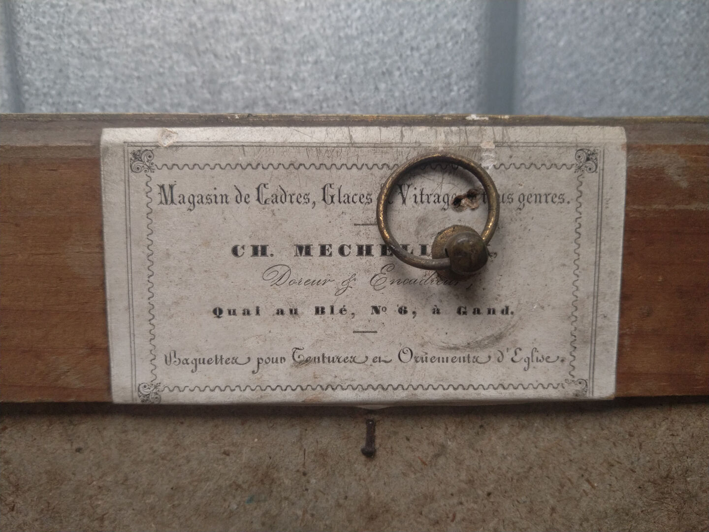 Vintage frame with rounded corners