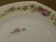 Limoges porcelain pie dish Unique floral decoration roses