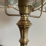 Brass floor lamp