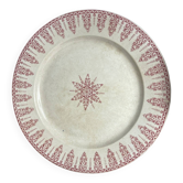 Plate, iron land, Annam collection from Gien