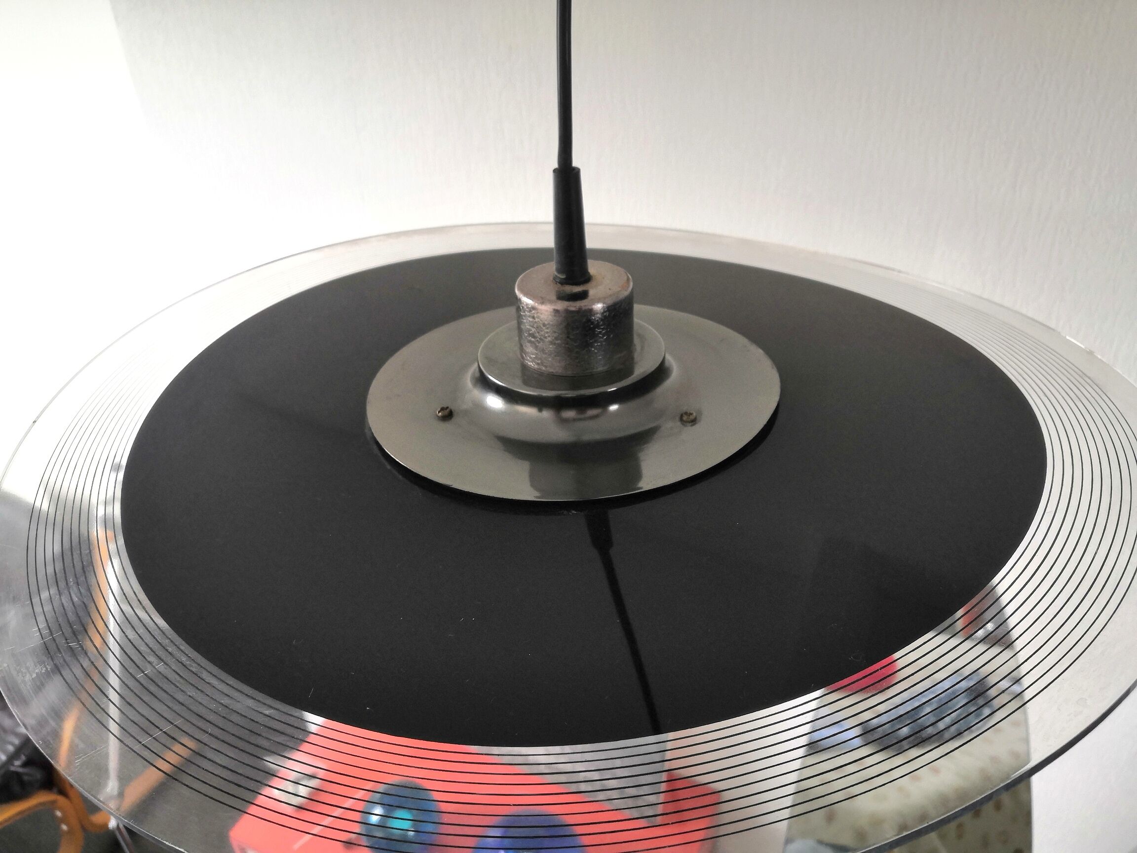 Large ufo suspension two trays design 70s/80s
