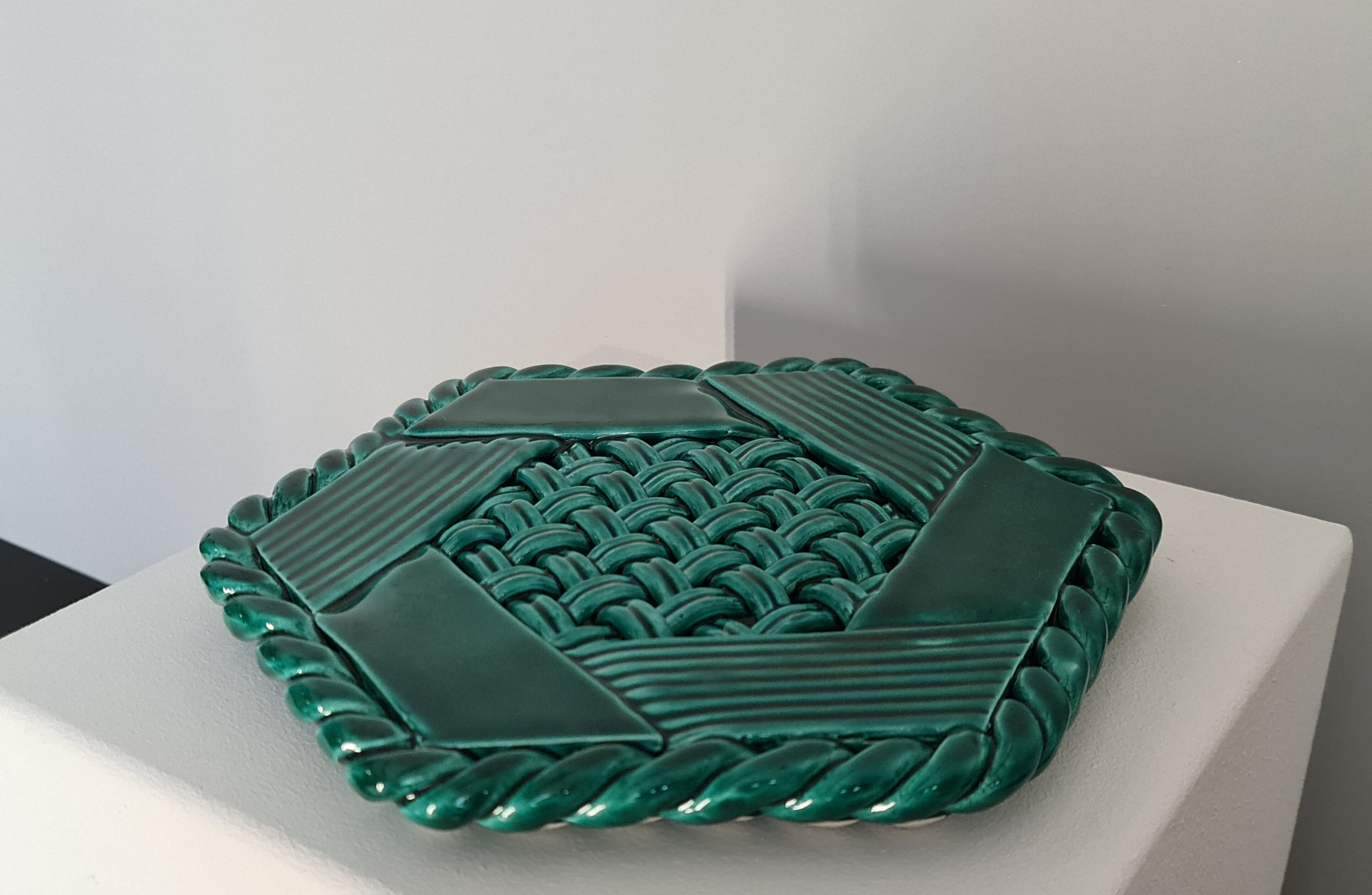 trivia signed Vallauris FPP in Massier green, 50