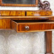 Table de coiffeuse antique en acajou, années 1890