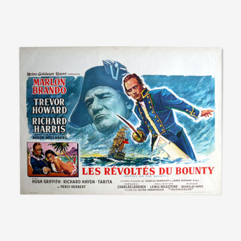 Original movie poster "The Bounty Rebels" Brando