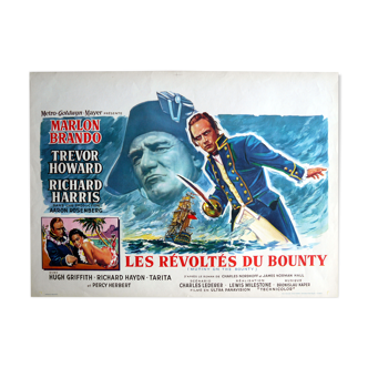 Affiche cinéma originale "Les révoltés du Bounty" Brando