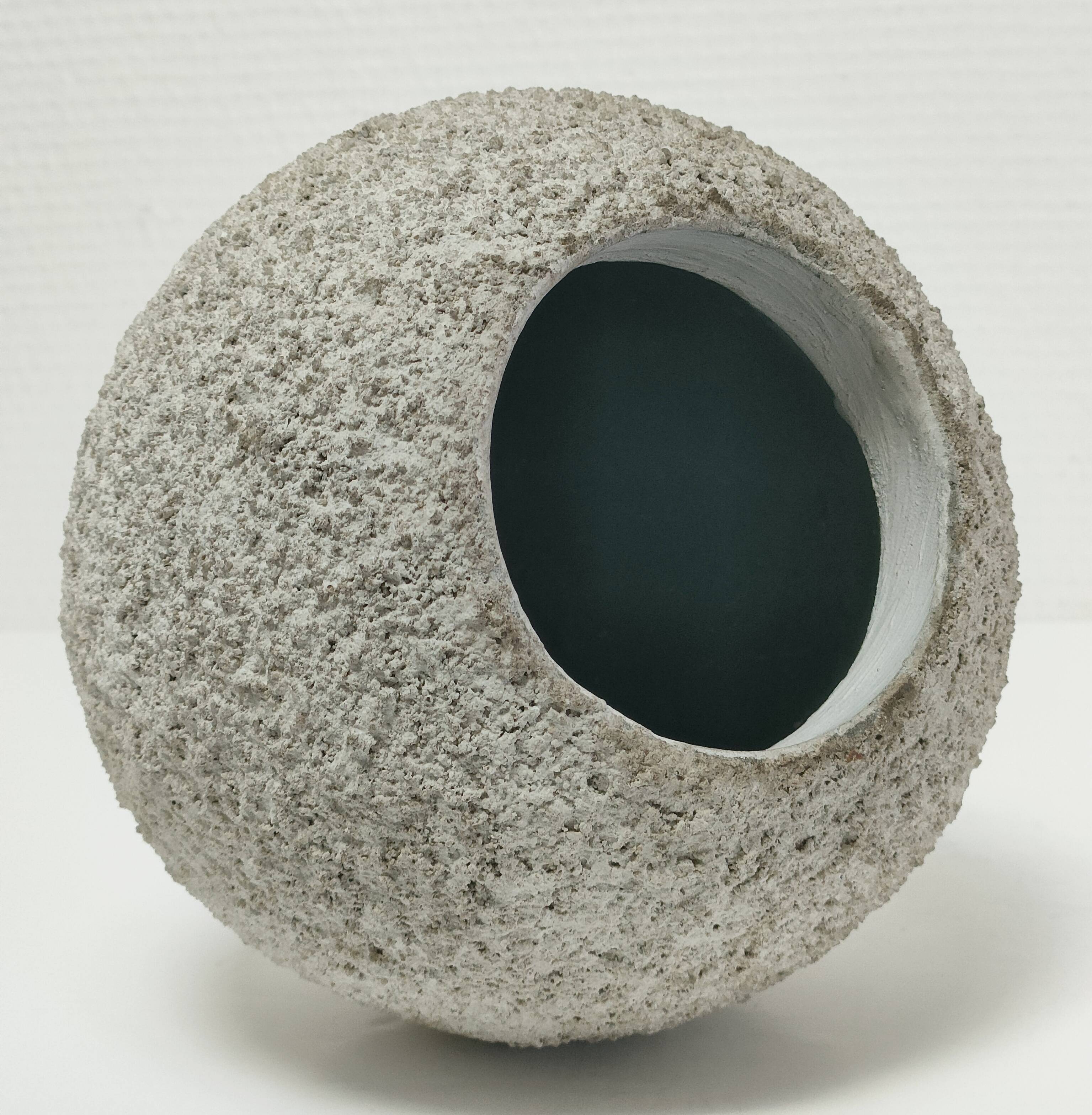 planter ball concrete cement design 60s