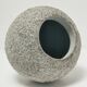 Jardinière boule béton ciment design années 60
