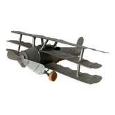 Vintage decorative metal airplane (can hang)