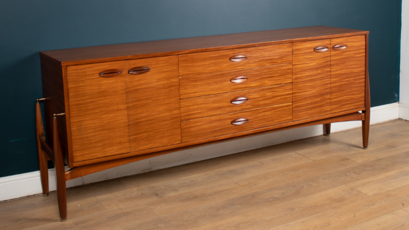Restored 1960s Retro Teak Elliots Of Newbury EON Mid Century Retro Sideboard
