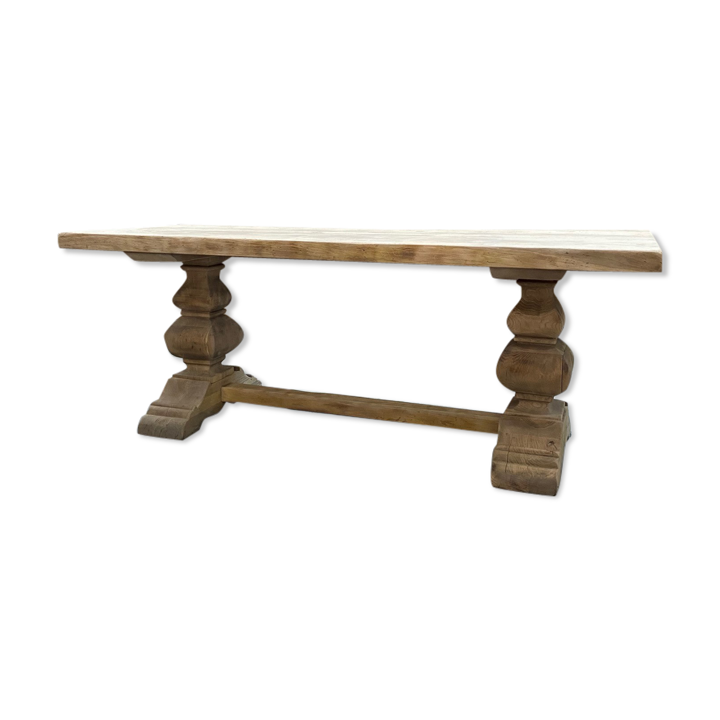 Solid oak monastery table