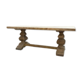 Table de monastère en chêne massif