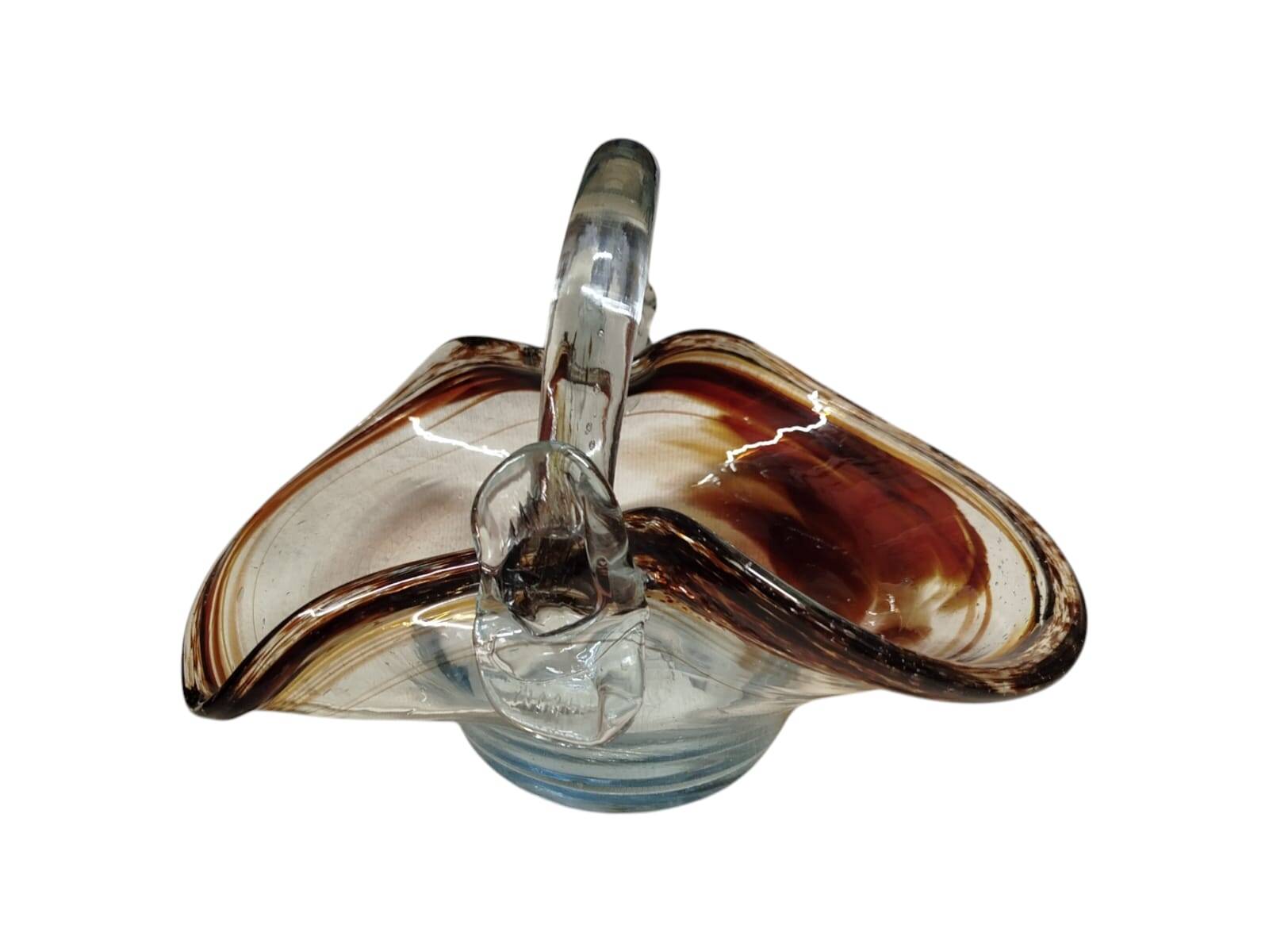 Jean Claude Novaro Glass Fruit Basket