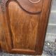 Paire de portes de placard style Louis XV en merisier massif