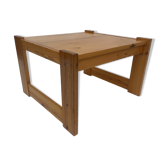 Vintage coffee table pinewood minimalist 1960s