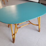 Vintage "bean" coffee table restyled