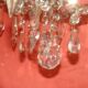 six-armed crystal chandelier from the "Napoleon III" period