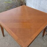 Vintage square table with extensions
