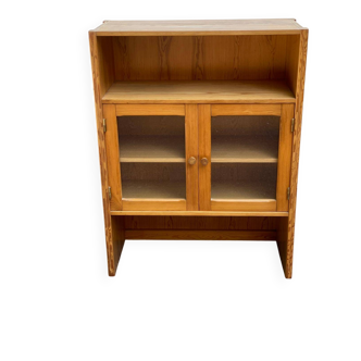 Vitrine scandinave en bois 1970
