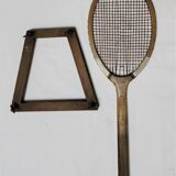 Ancienne raquette de tennis en bois
