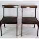 Suite de deux chaises Rungstedlund en acajou par Ole Wancher