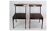 Set of two mahogany rungstedlund chairs by Ole Wancher