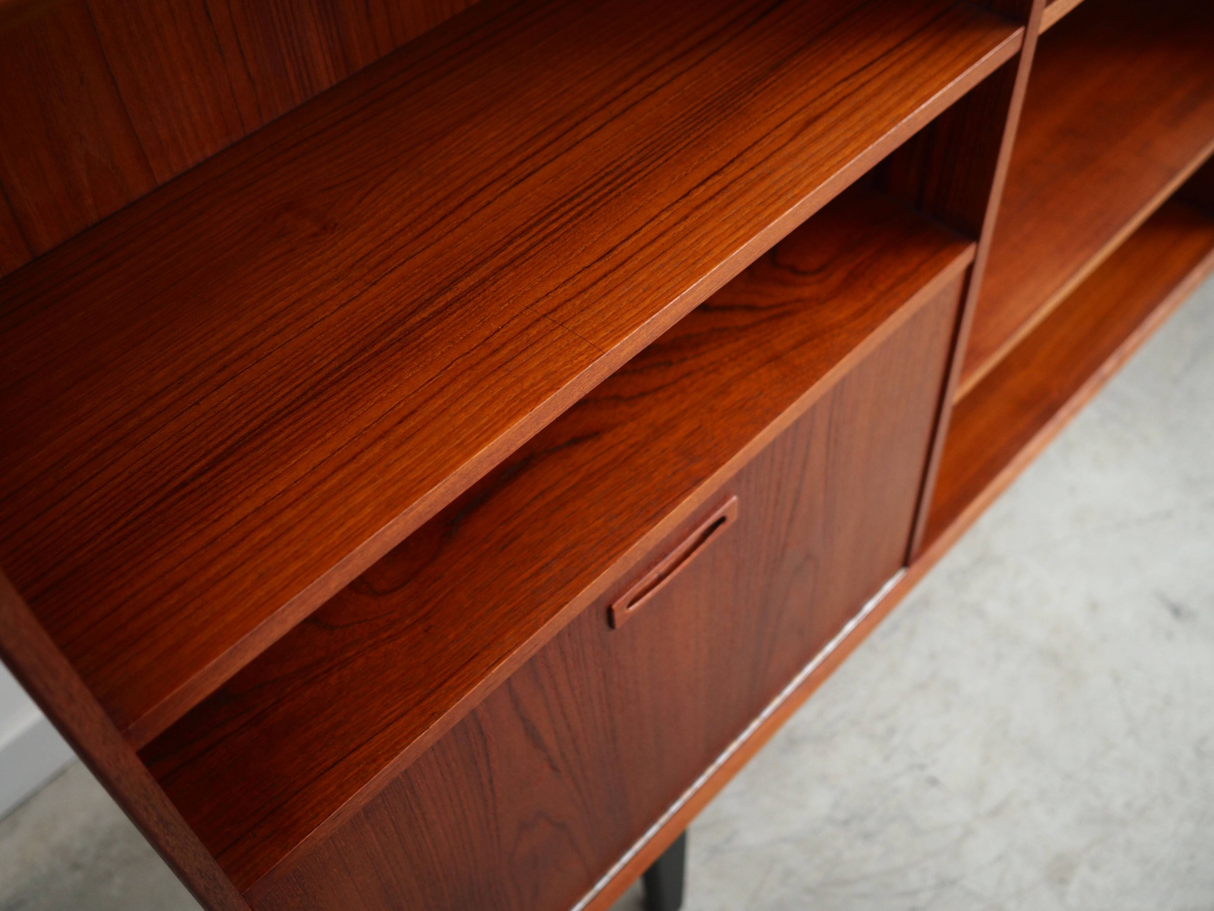 Teak bookcase, Danish design, 1970s, production: Denmark