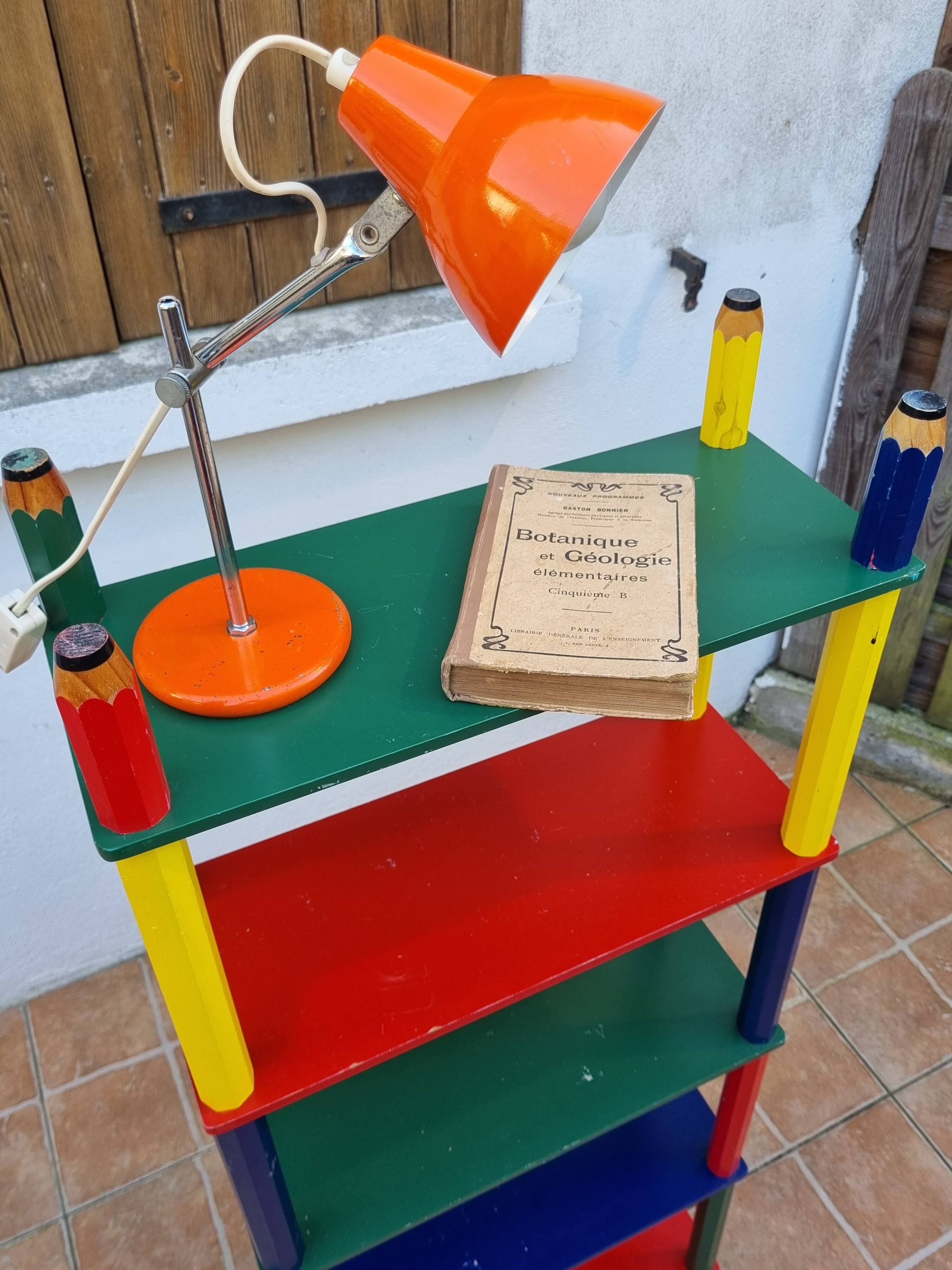 “Pencil” shelf by Pierre Sala, 1980s, 122 cm