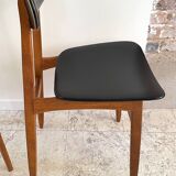 Chic vintage pair of Scandinavian chairs