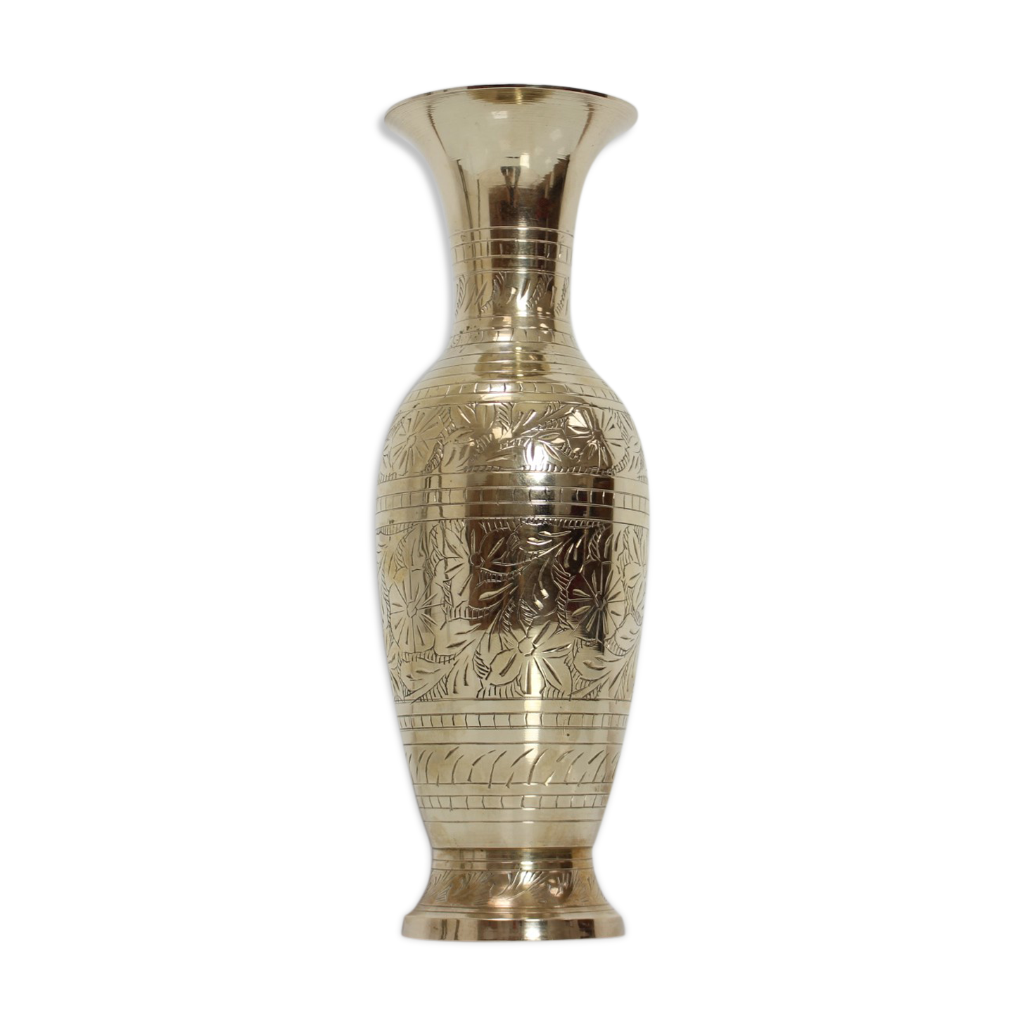 Mid-century Brass Vase,1960's.