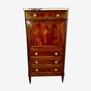 SECRETARY of Louis XVI Style, ACAJOU, nineteenth century