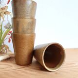 Small Digoin stoneware cups
