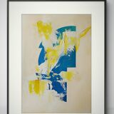 Unique and original abstract painting