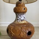 West Germany Fat Lava Style Ceramic Floor Lamp
