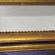 Antique wooden and plaster mirror 69x93cm