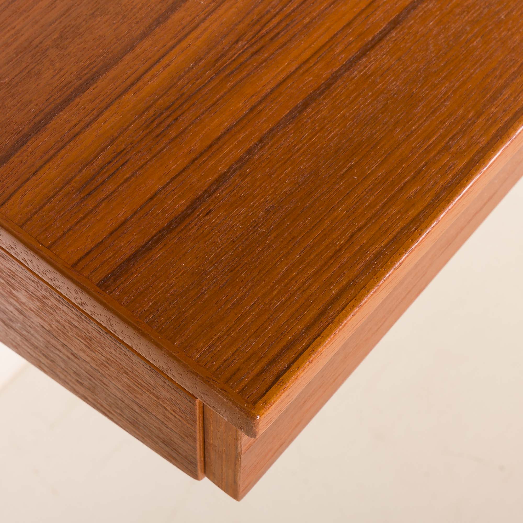 Kai Kristiansen teak shelving unit with a desk, FM Mobler, Denmark, 1960s