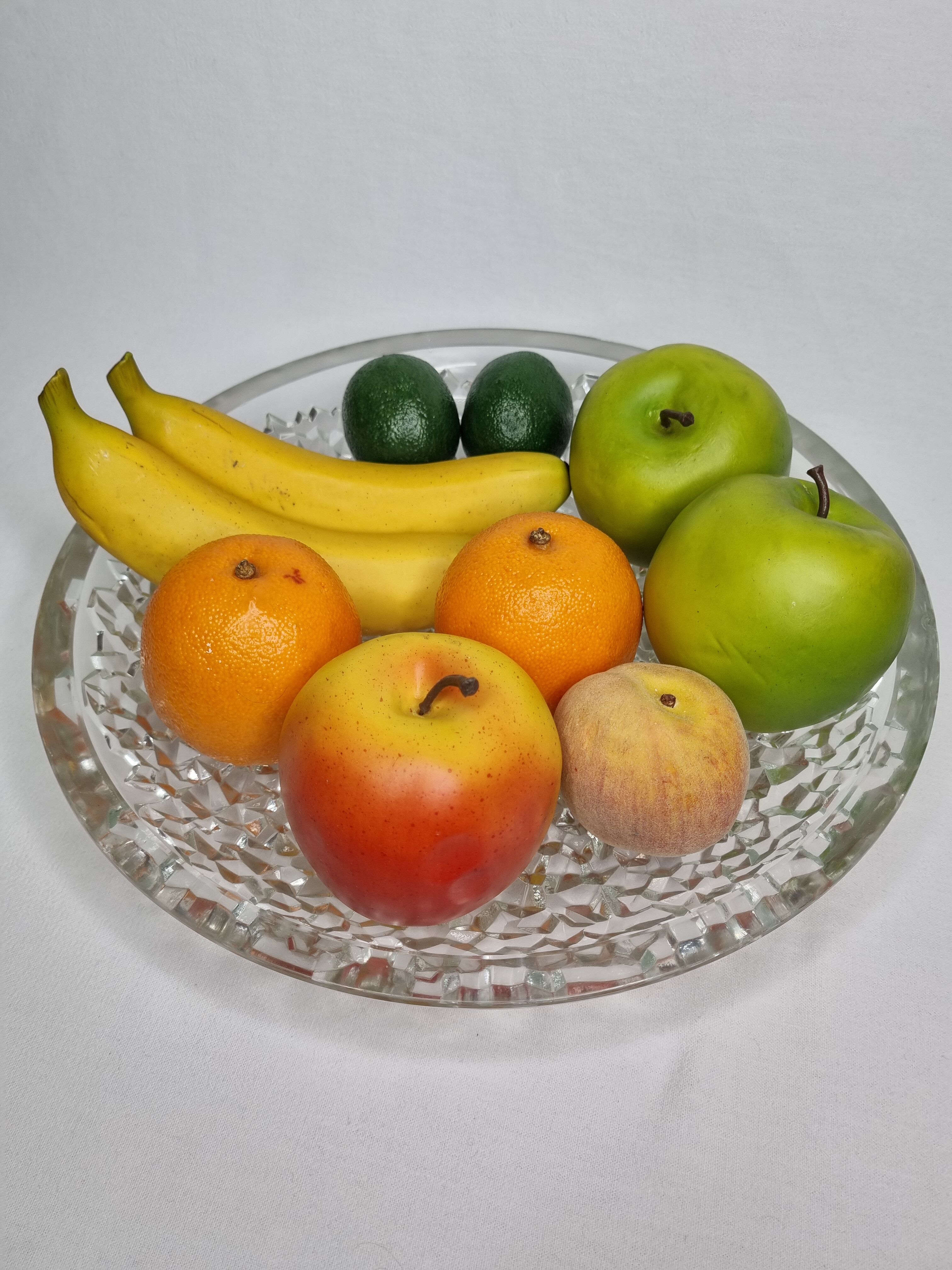 Fruit cup signed verlys france, iceberg décor, 32 cm