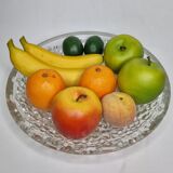 Fruit cup signed verlys france, iceberg décor, 32 cm