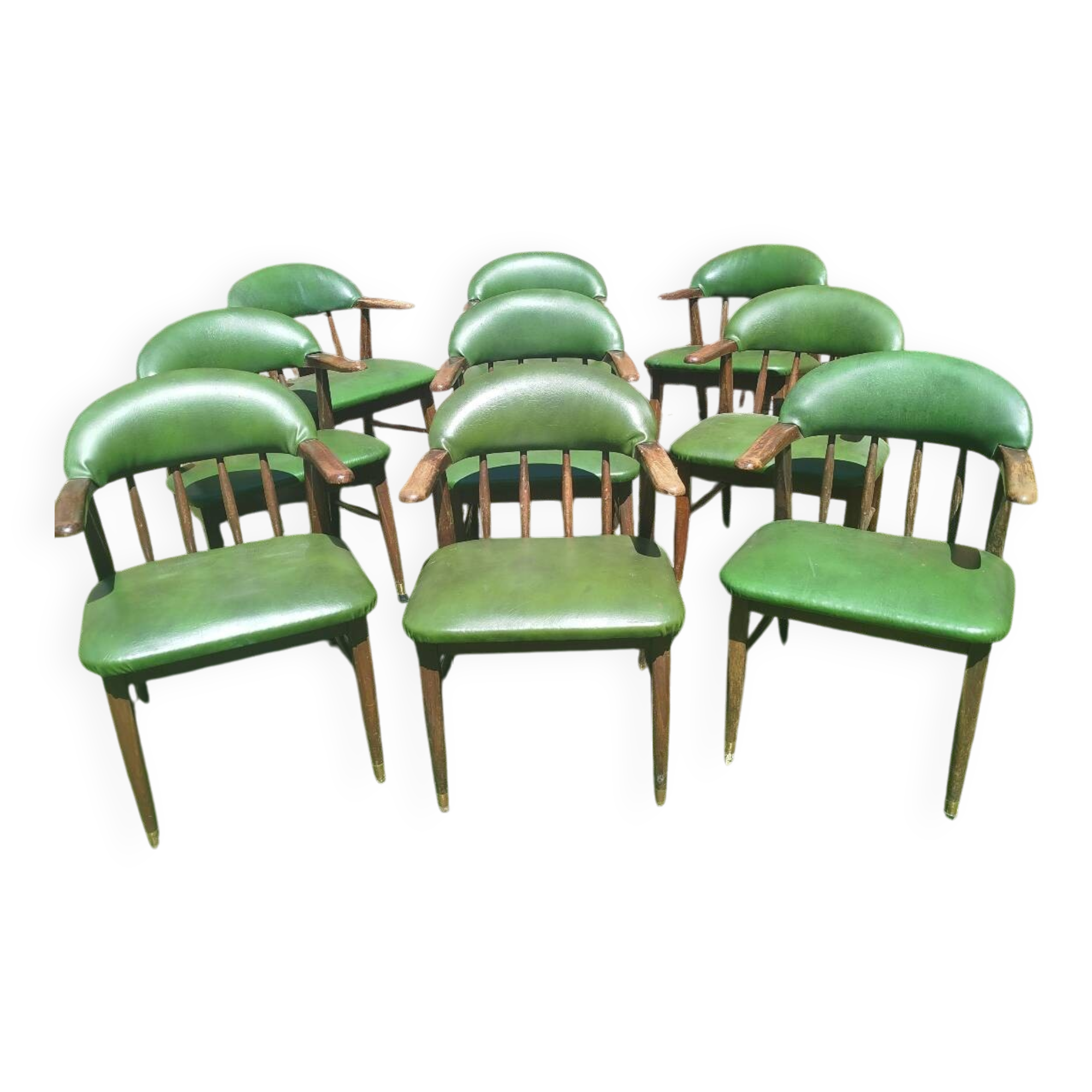 9 bar stools, 1960