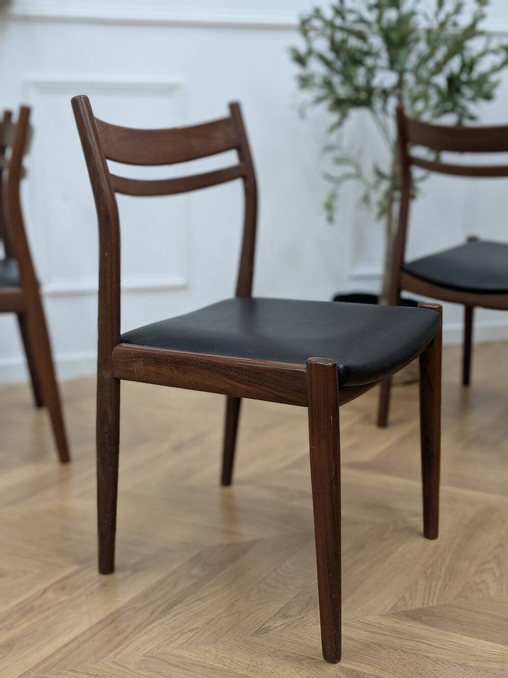 6 chaises scandinave vintage
