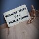 Old plate Private Fishing made in England