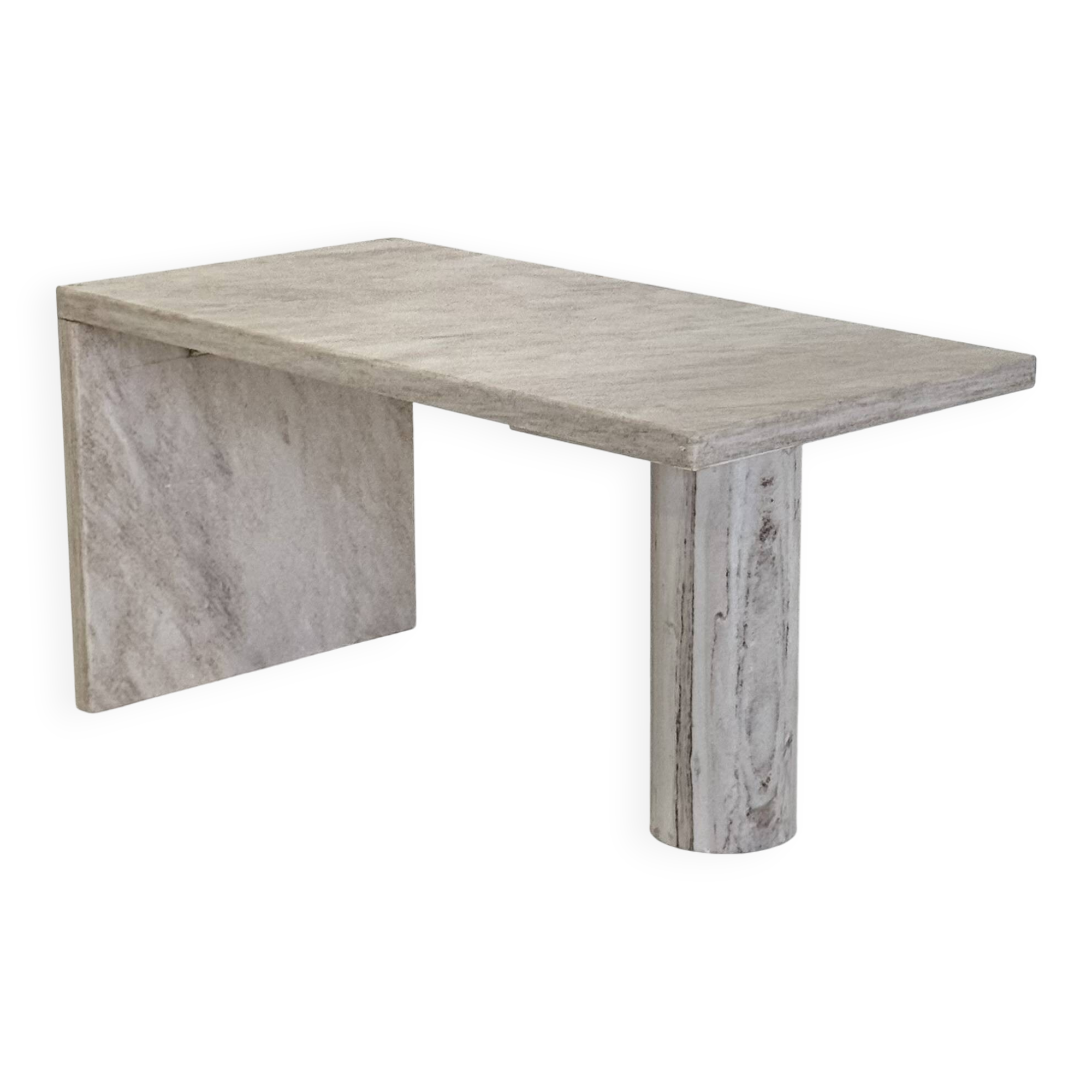 Italian marble palissandro coffee table or side table
