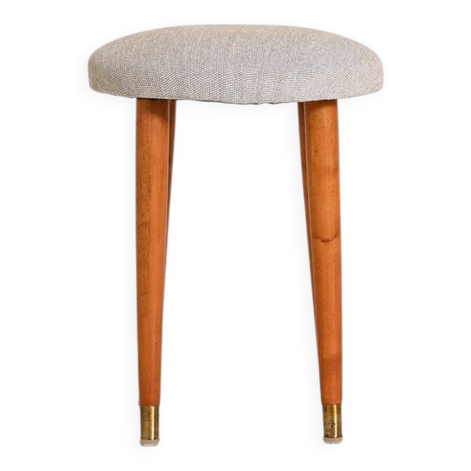 Scandinavian teak stool, 1950s