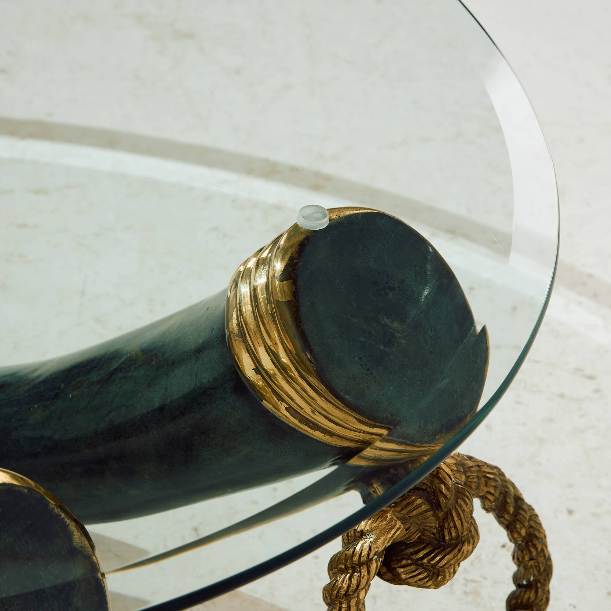 Bronze coffee table by Italo Valenti for Valenti Spain